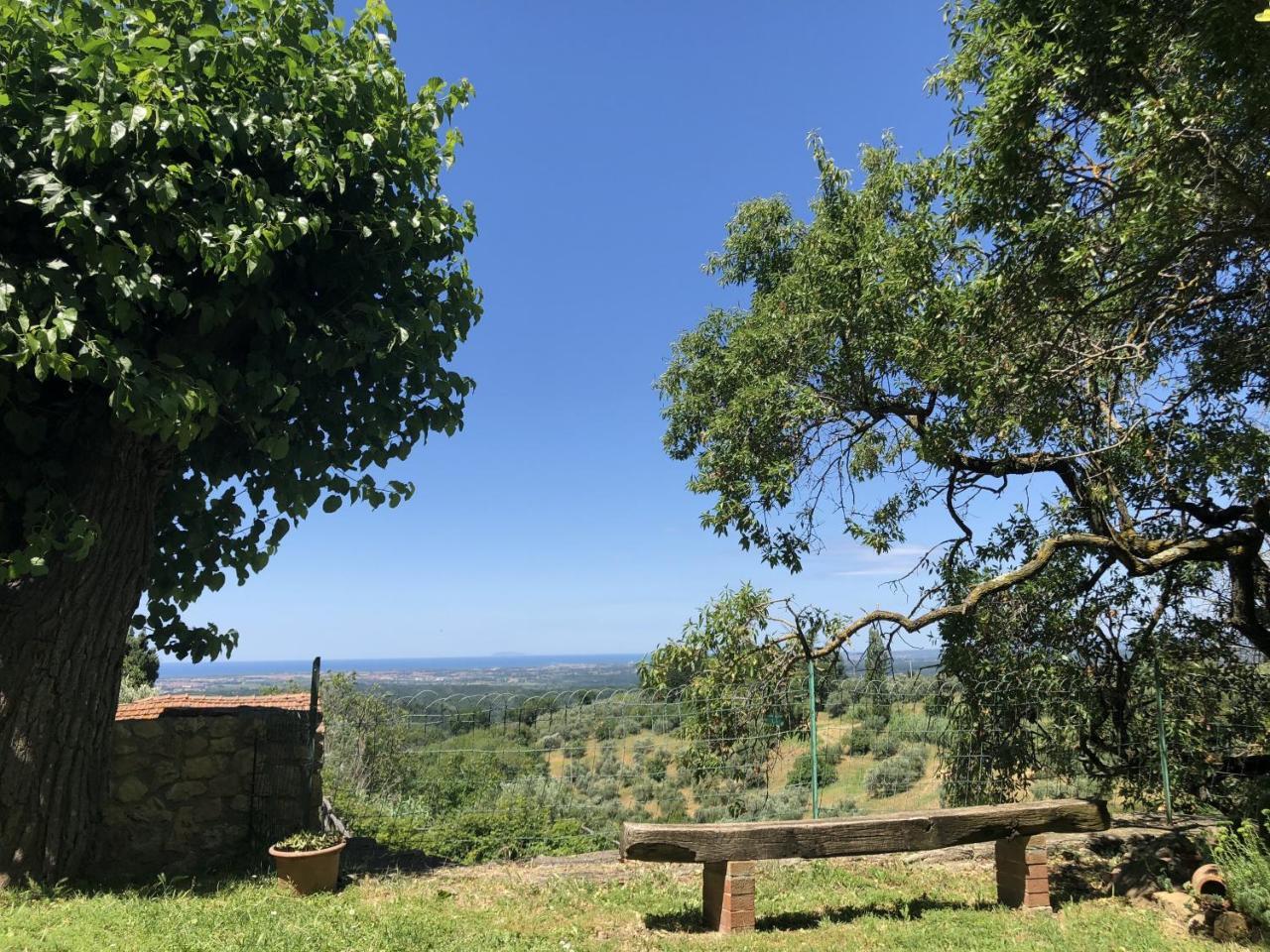 Haus Malerin - Meerblick, Umzaeunter Garten By Toscanatour Guardistallo Buitenkant foto