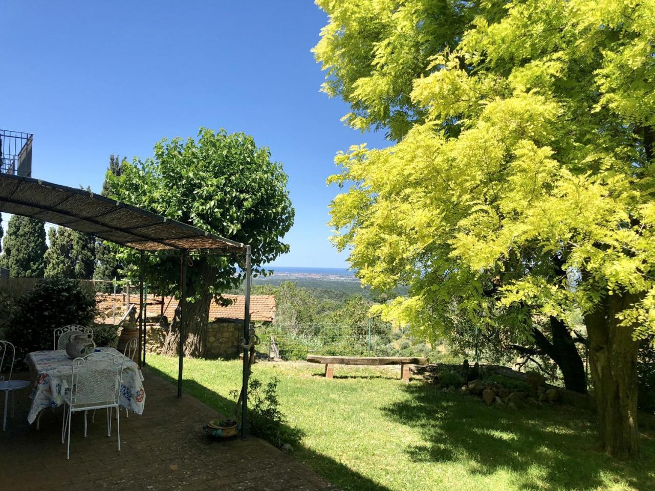 Haus Malerin - Meerblick, Umzaeunter Garten By Toscanatour Guardistallo Buitenkant foto